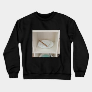 White Plates and Chopsticks Crewneck Sweatshirt